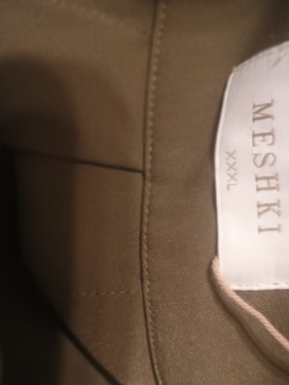 Meshki Olive Green Pleated Mini Skirt - Picture 6 of 6